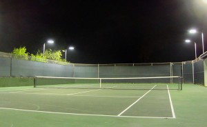 LED tennis court lighting for Private court