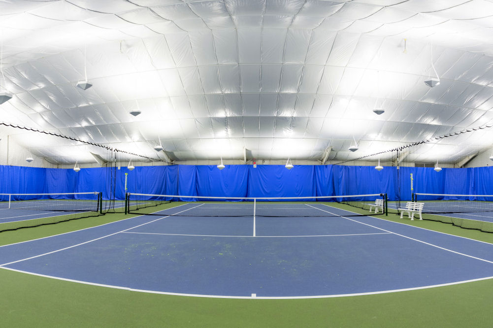 LED indirect tennis lighting Premier Athletic Club NY