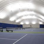 Ontario Racquet Club new LED indirect tennis lighting