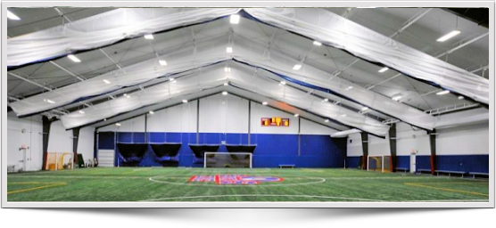 LEDand T5 fluorescsnt indoor soccer lighting systems, energy efficient and low maintenance