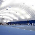 Brite Court LED Indirect fixture in Tennis Clubs of Canada Farley tennis Bubble